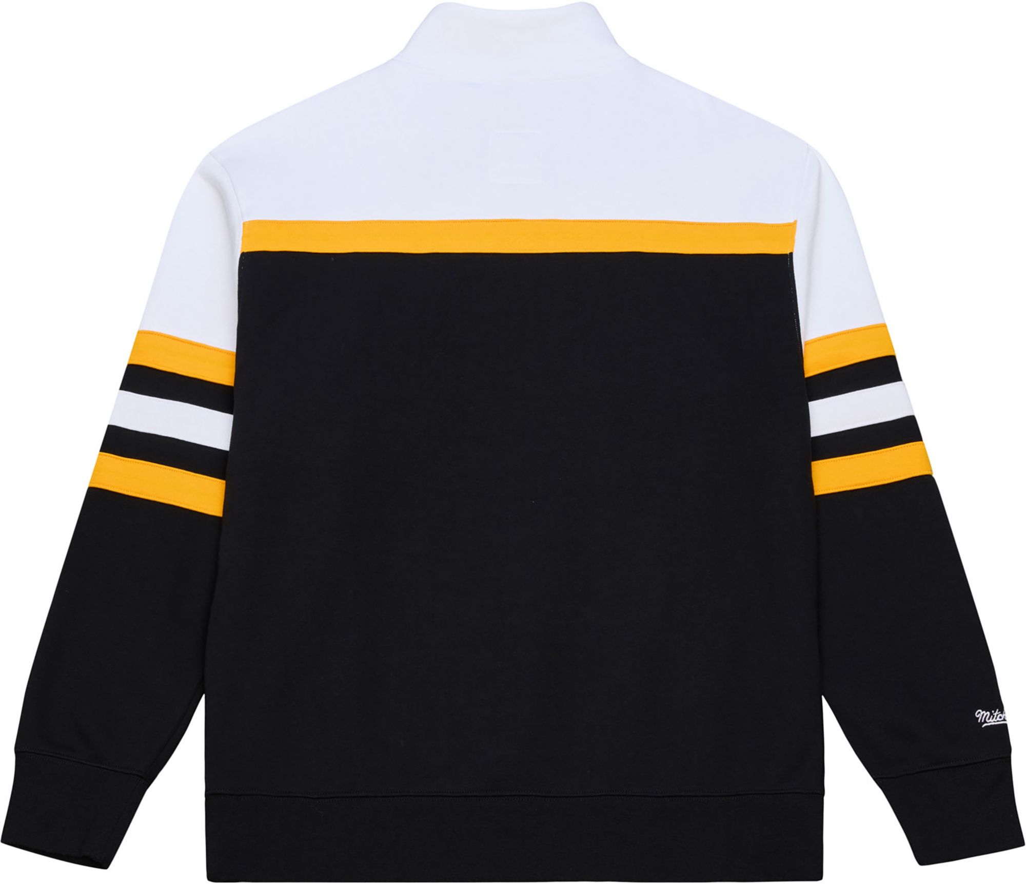 Mitchell & Ness Men's Pittsburgh Pirates Black Head Coach 1/4 Zip Pullover product image