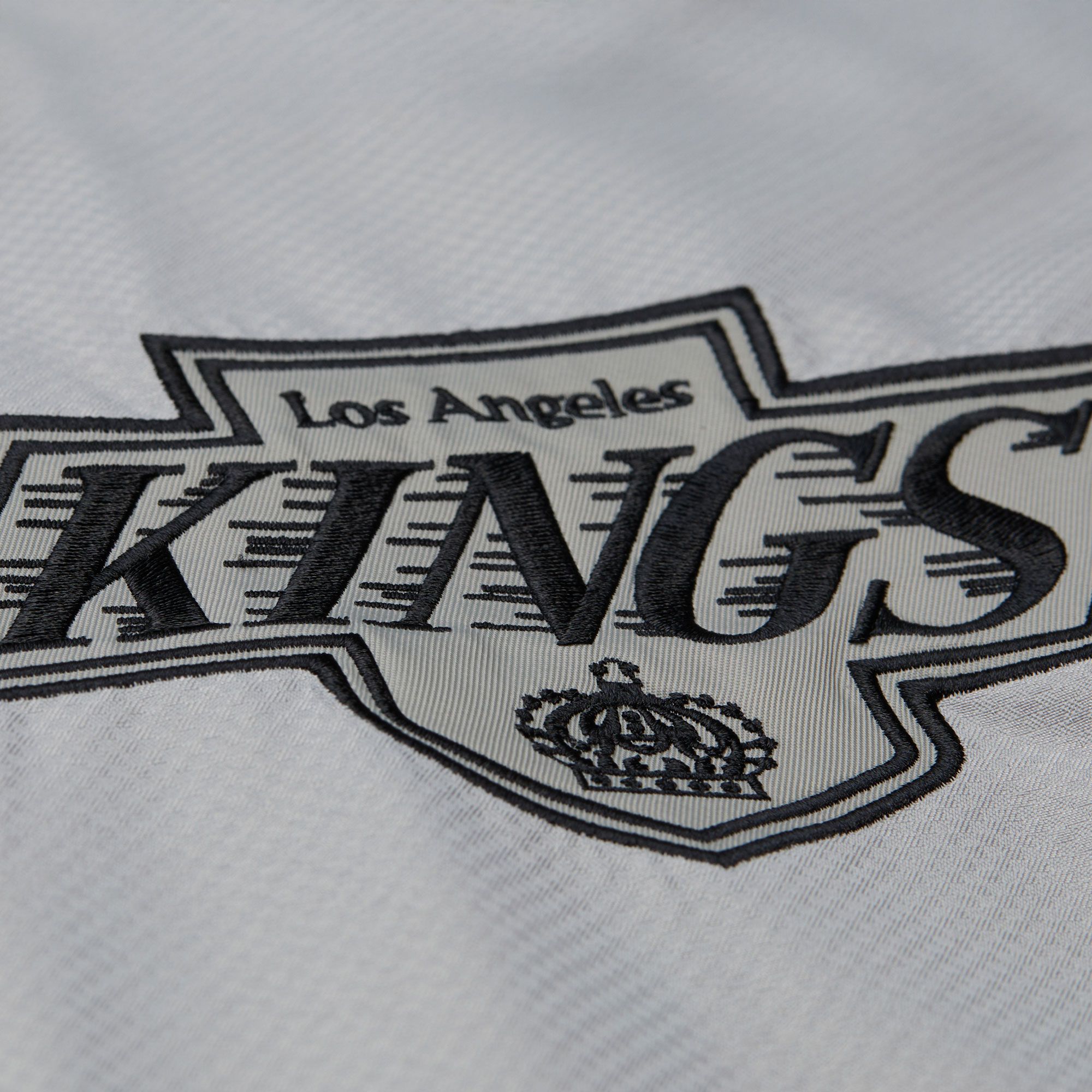 Mitchell & Ness Men's Los Angeles Kings Black Anorak Windbreaker Jacket product image