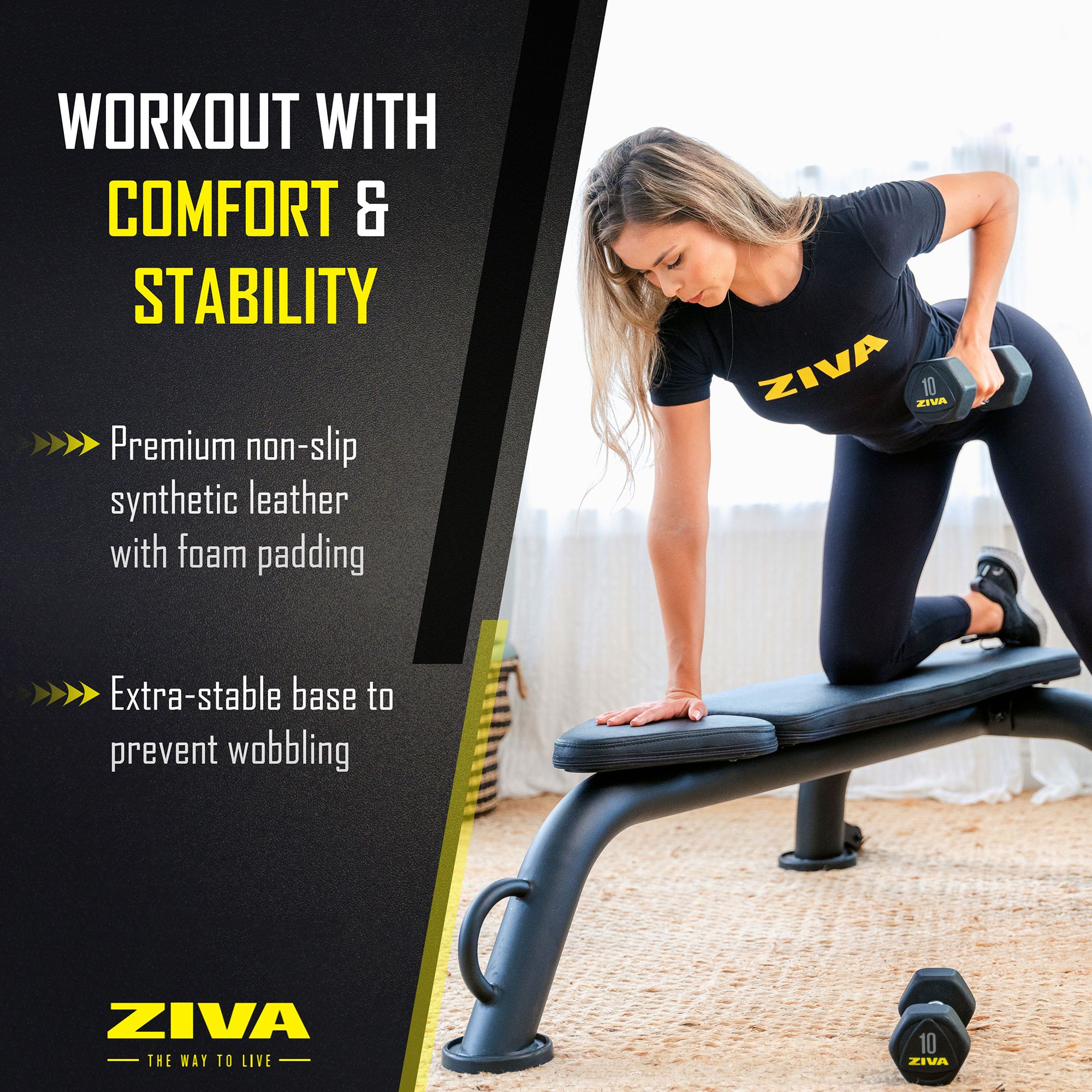 ZIVA Commercial Flat Bench product image
