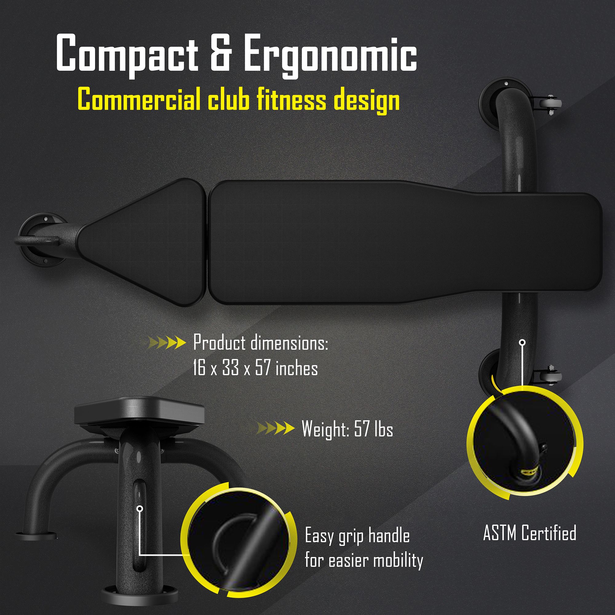ZIVA Commercial Flat Bench product image