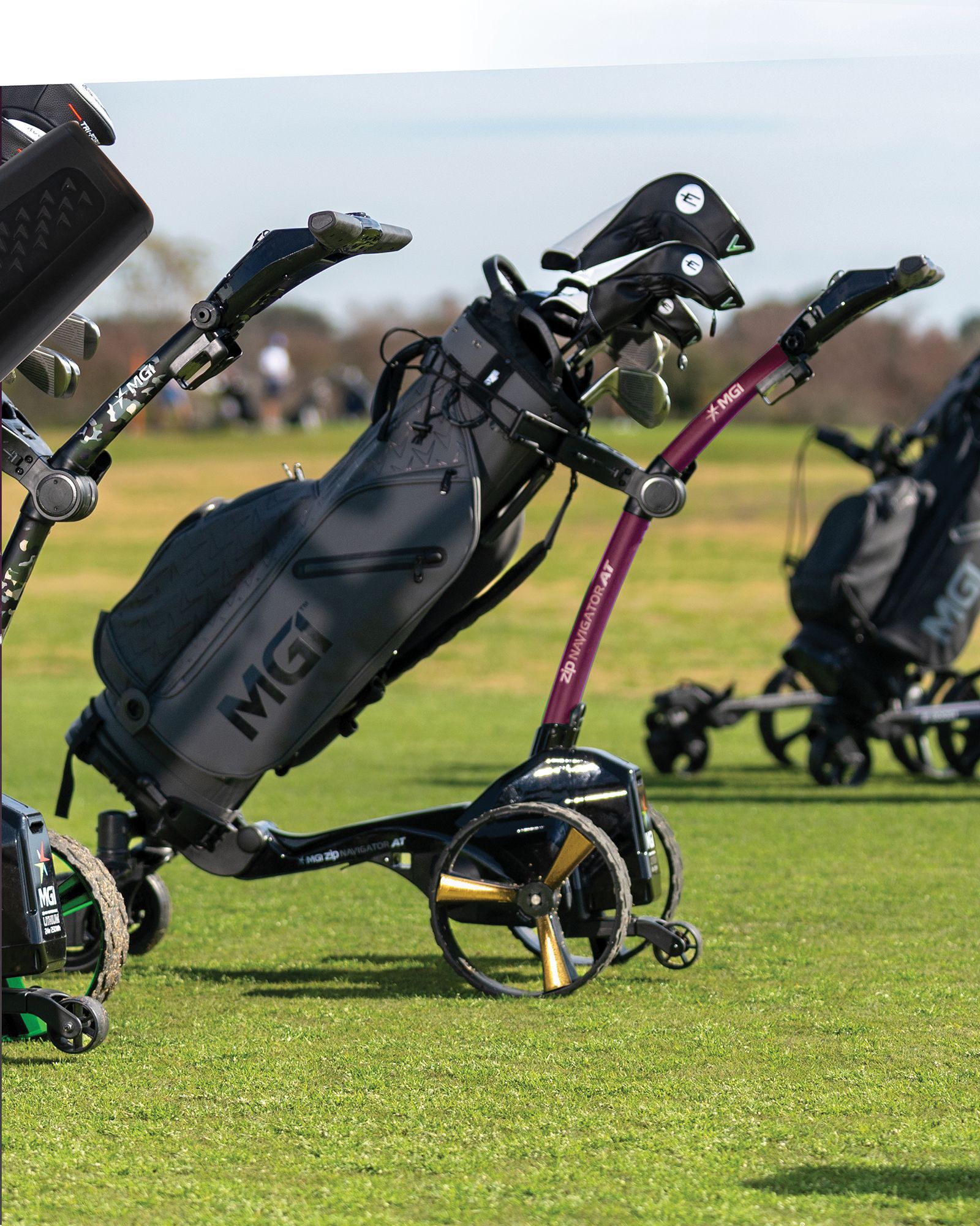 MGI Zip Navigator AT Electric Custom Golf Caddy product image