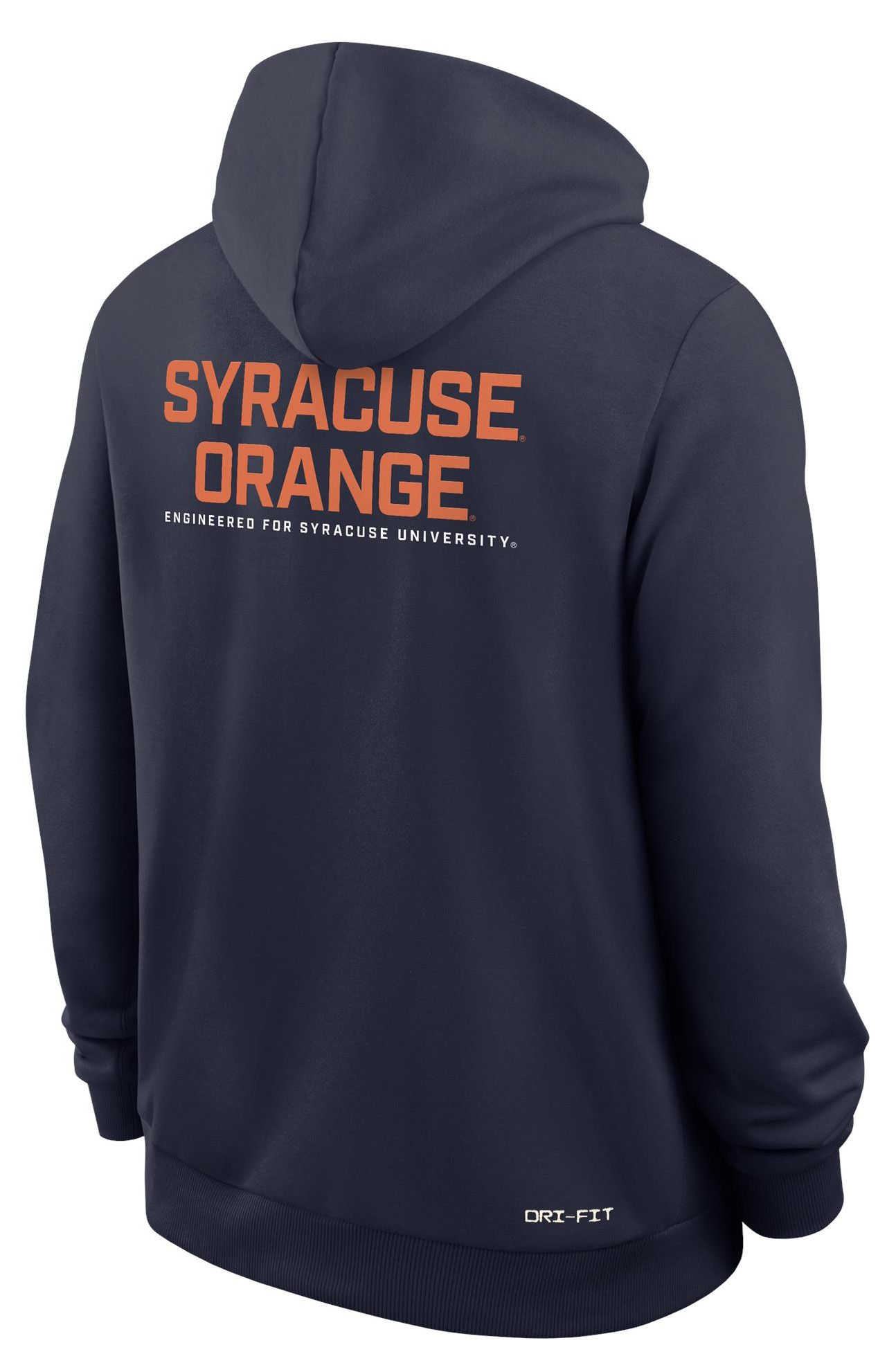 Nike Men's Syracuse Orange Navy Dri-FIT Sideline Full-Zip Hoodie
