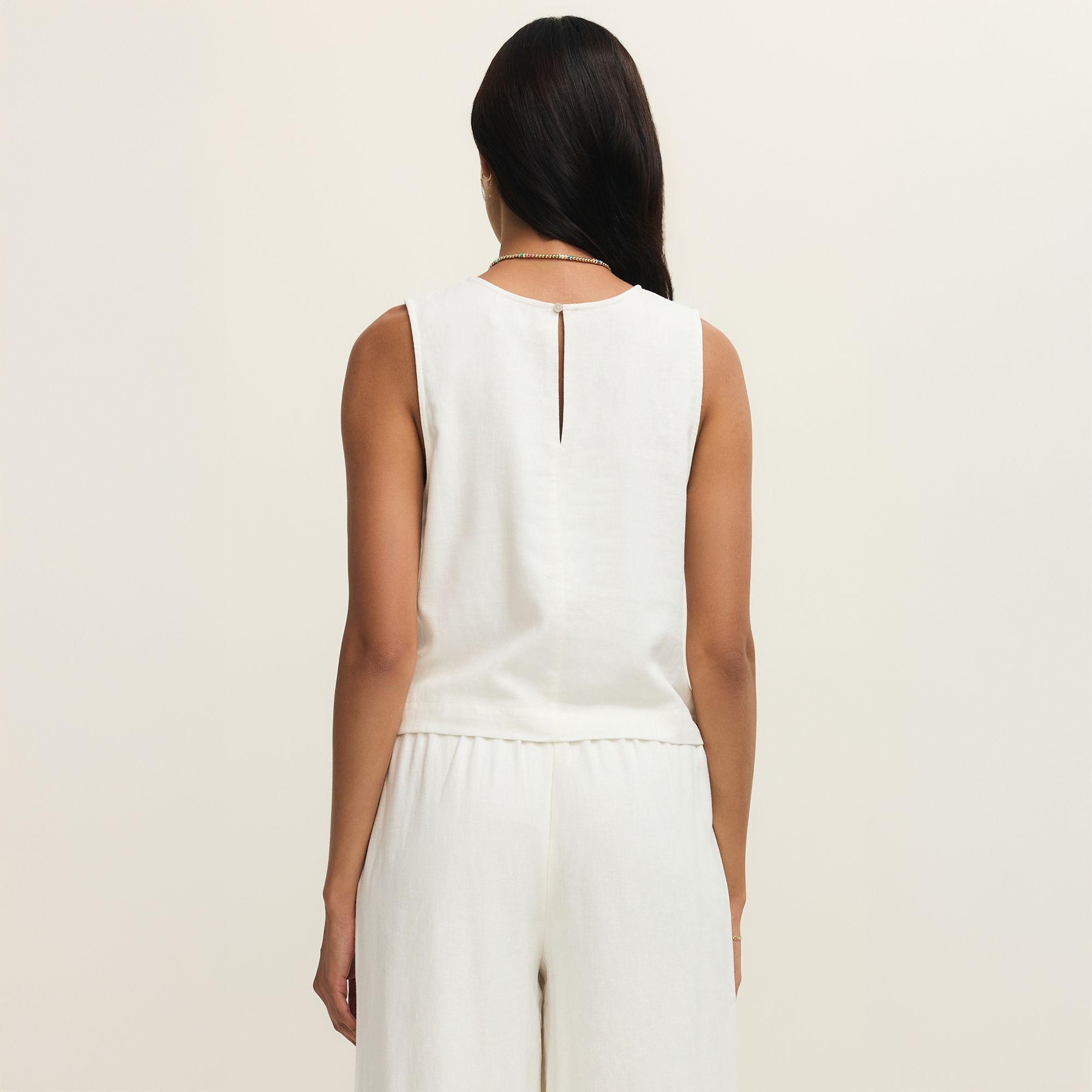 Z Supply Women's Sloane Linen Cropped Tank Top product image