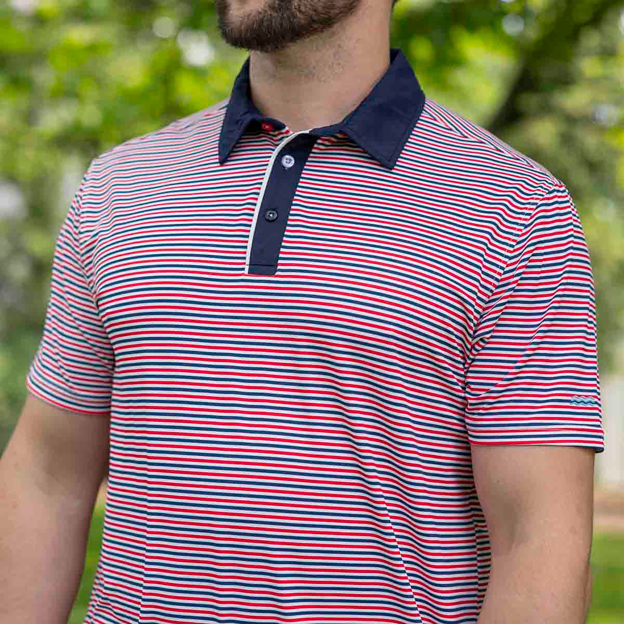 Breakfast Balls Men's “Gimme Liberty” All-Day Golf Polo product image