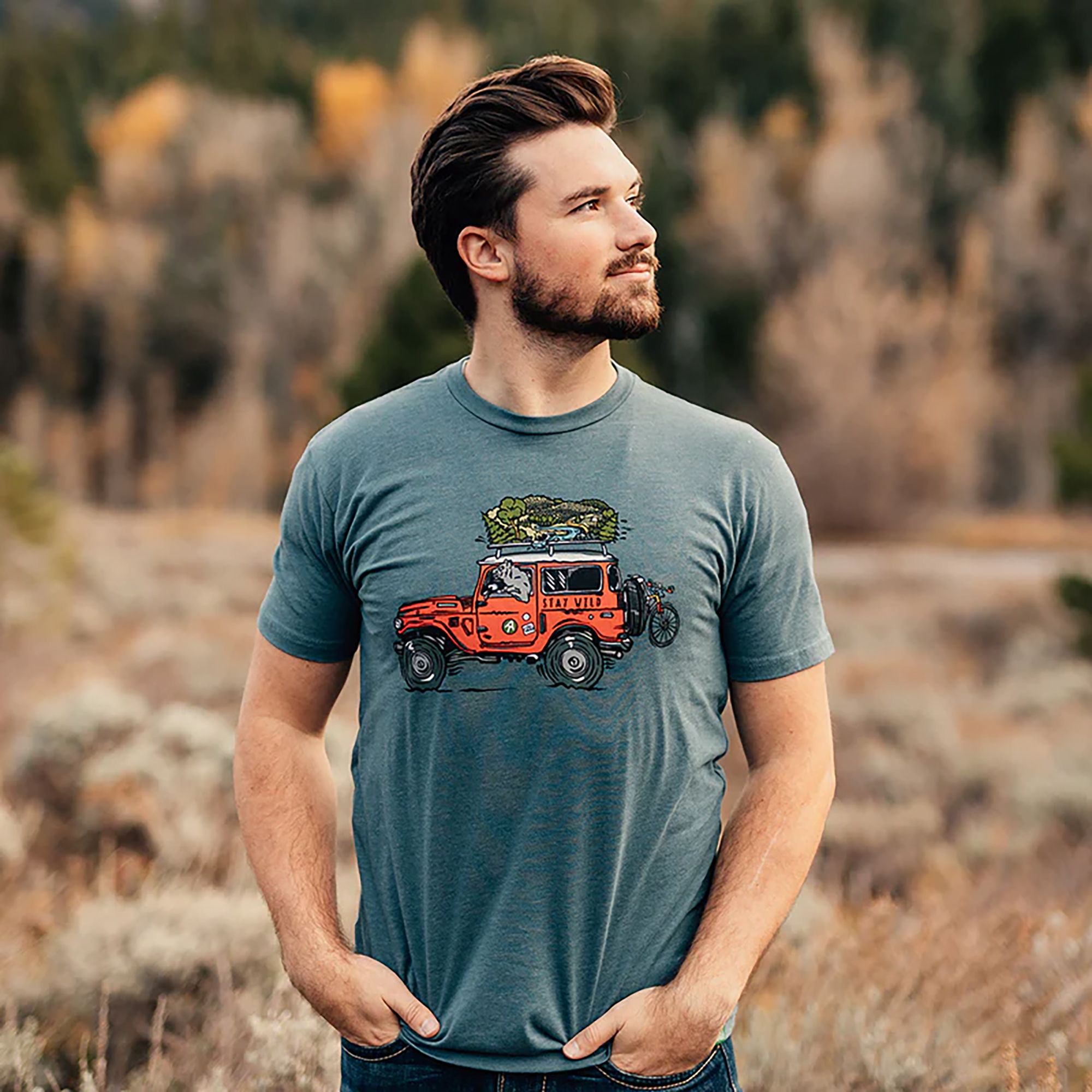 Wild Tribute Adult Stay Wild T Shirt product image