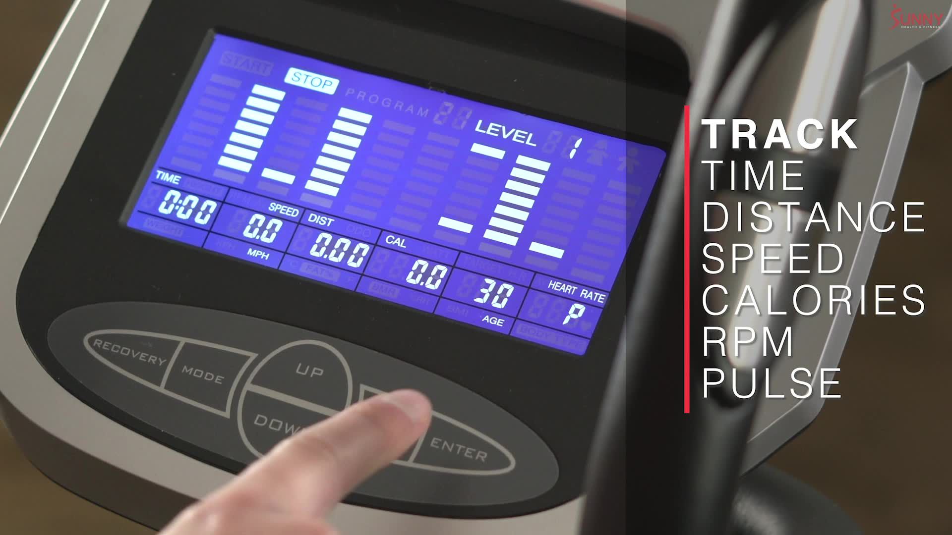 Sunny Health & Fitness Programmable Elliptical product