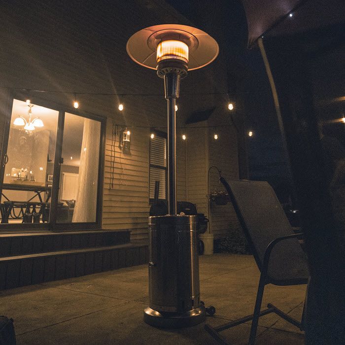 Mr. Heater 48,000 BTU Stainless Steel Propane Patio Heater product image