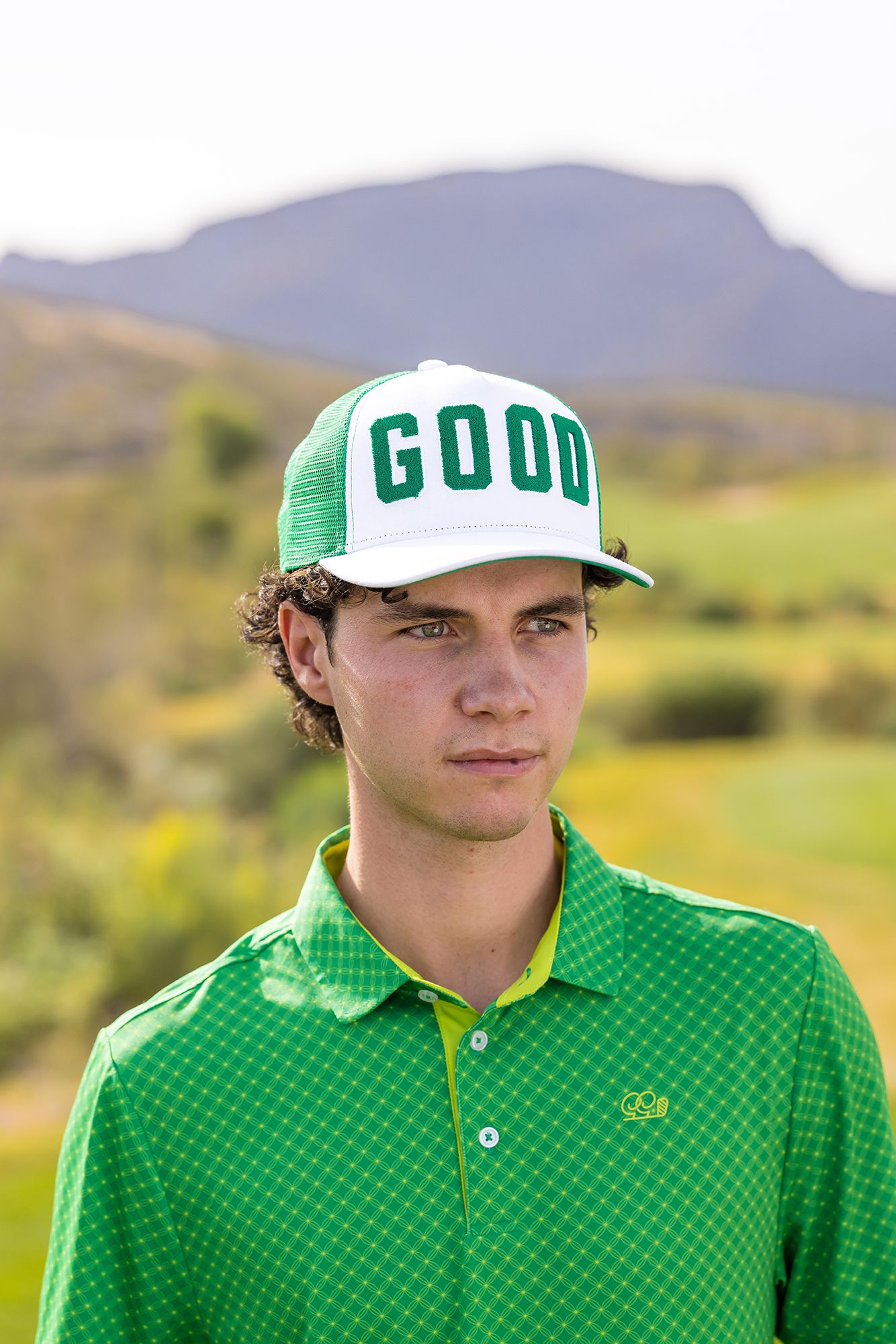 Good Good Golf Men's Good Grass Golf Trucker Hat