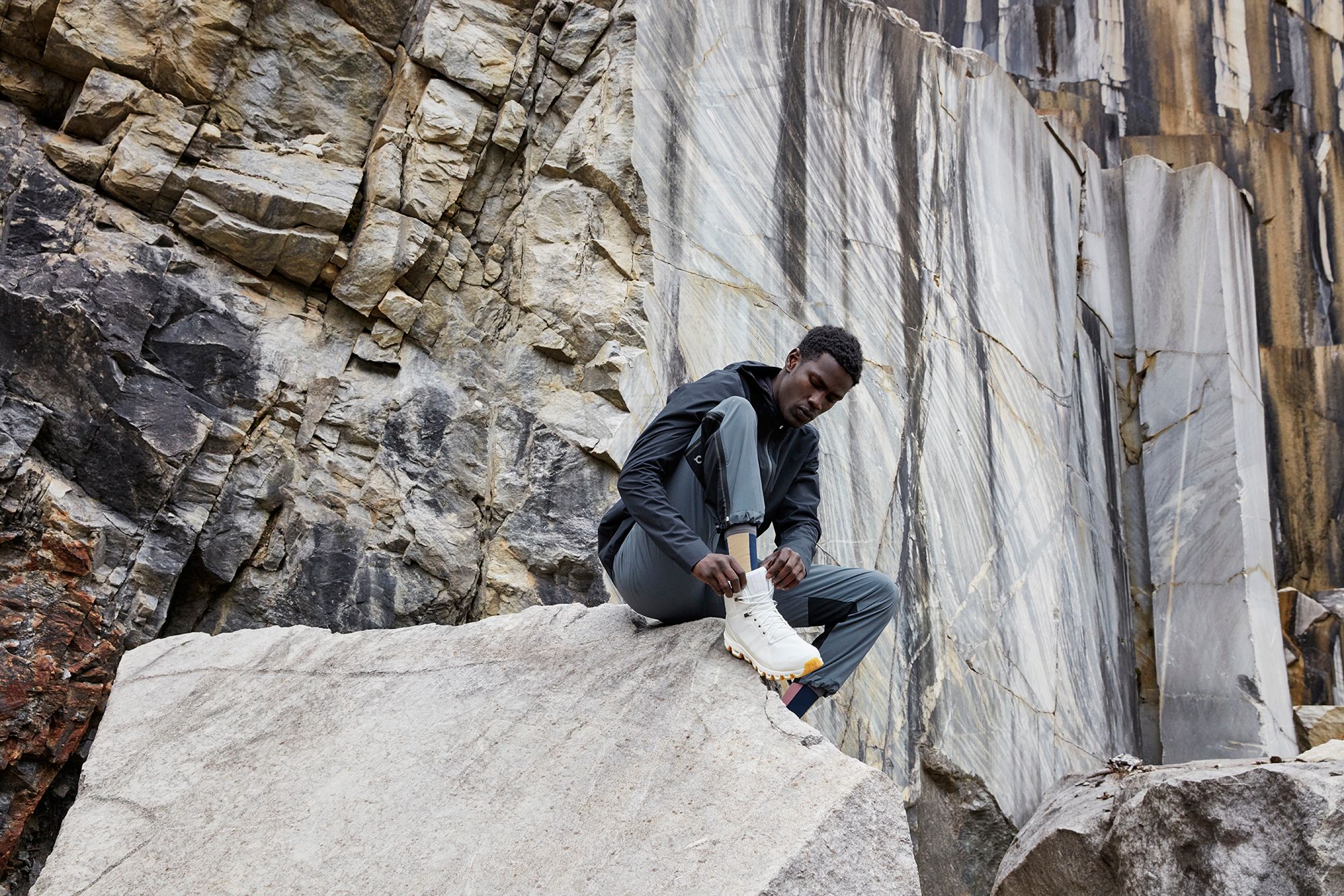 On Men's Cloudrock Edge Raw Hiking Boots product image