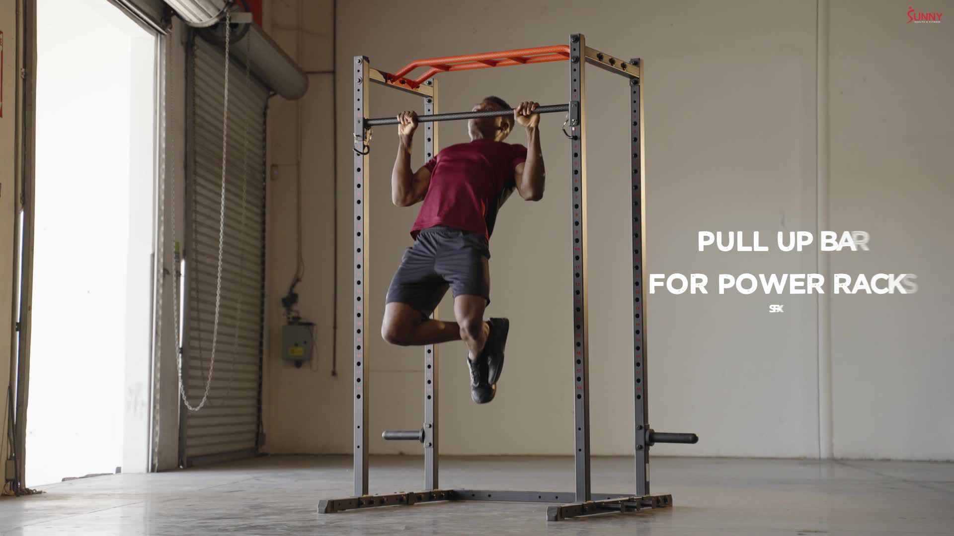 Sunny Health & Fitness Pull Up Bar Rack Attachment product