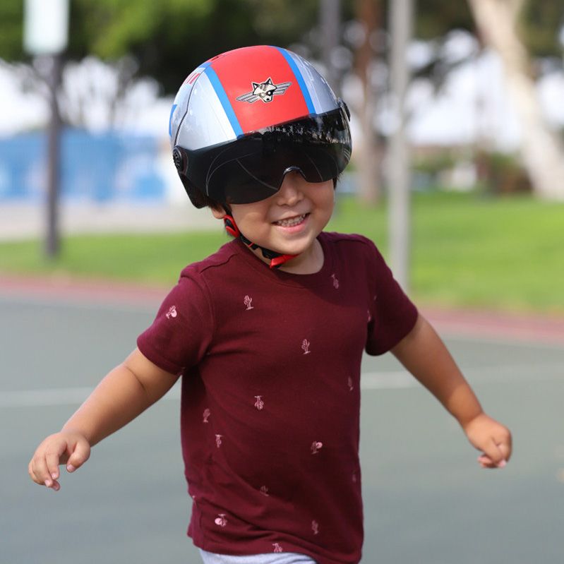 Raskullz Youth Flying Ace Shield Bike Helmet product image