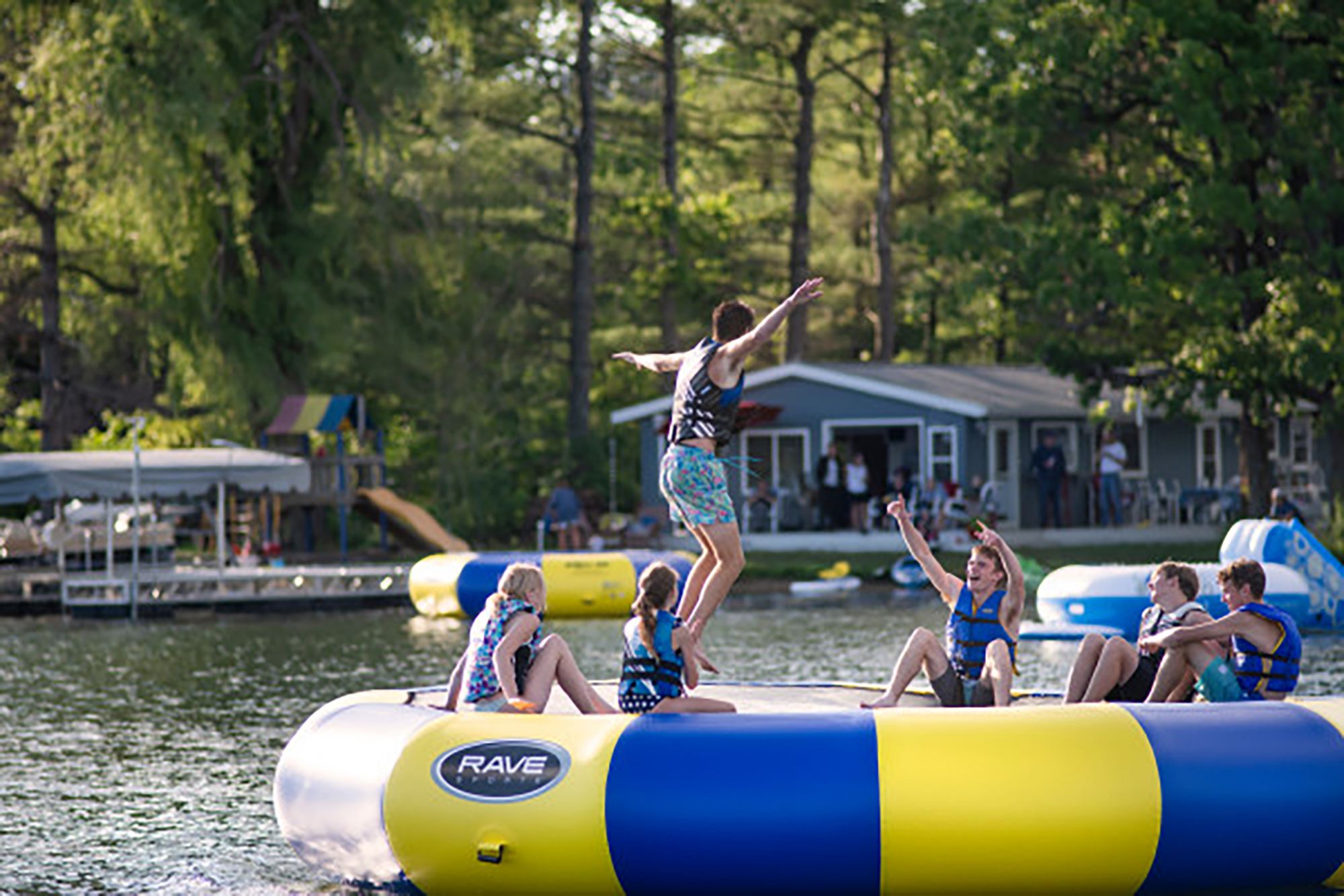 Rave Sports Bongo 20 Inflatable Water Bouncer product image