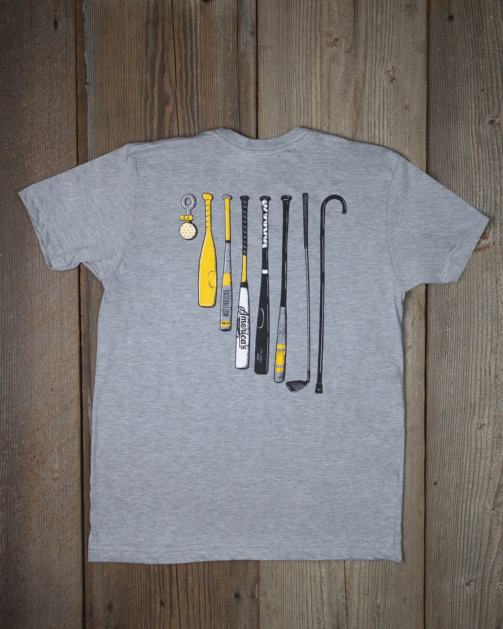 Baseballism Men's Lifecycle of Sticks T-Shirt product image