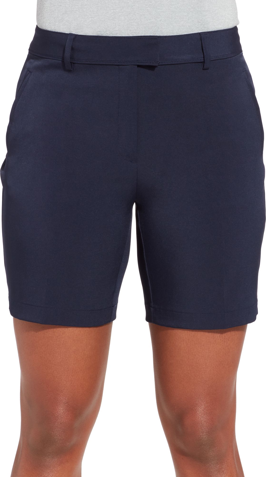 womens navy golf shorts