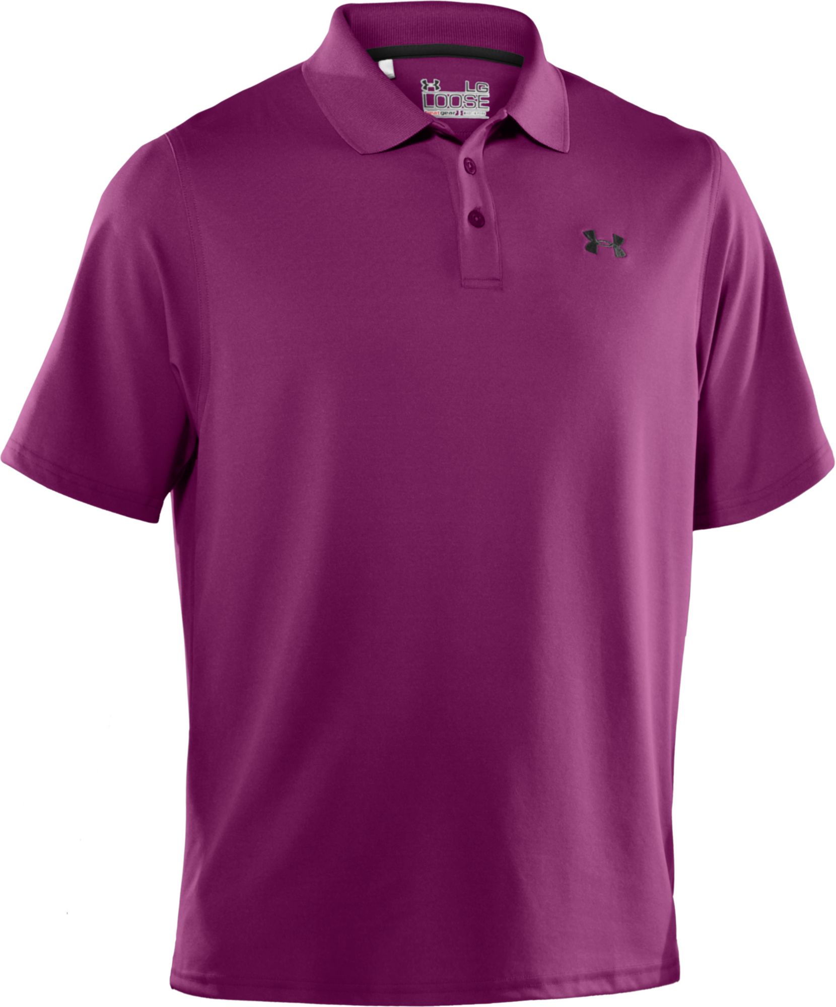 under armour pink golf shirt