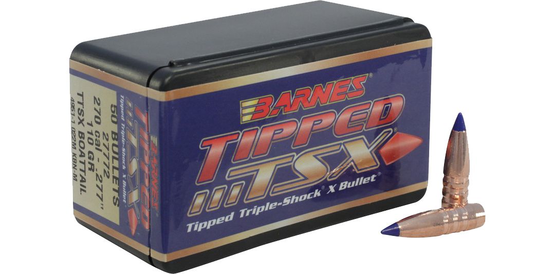 Barnes Tipped Triple Shock X Reloading Bullets 30 Cal 150 Grain