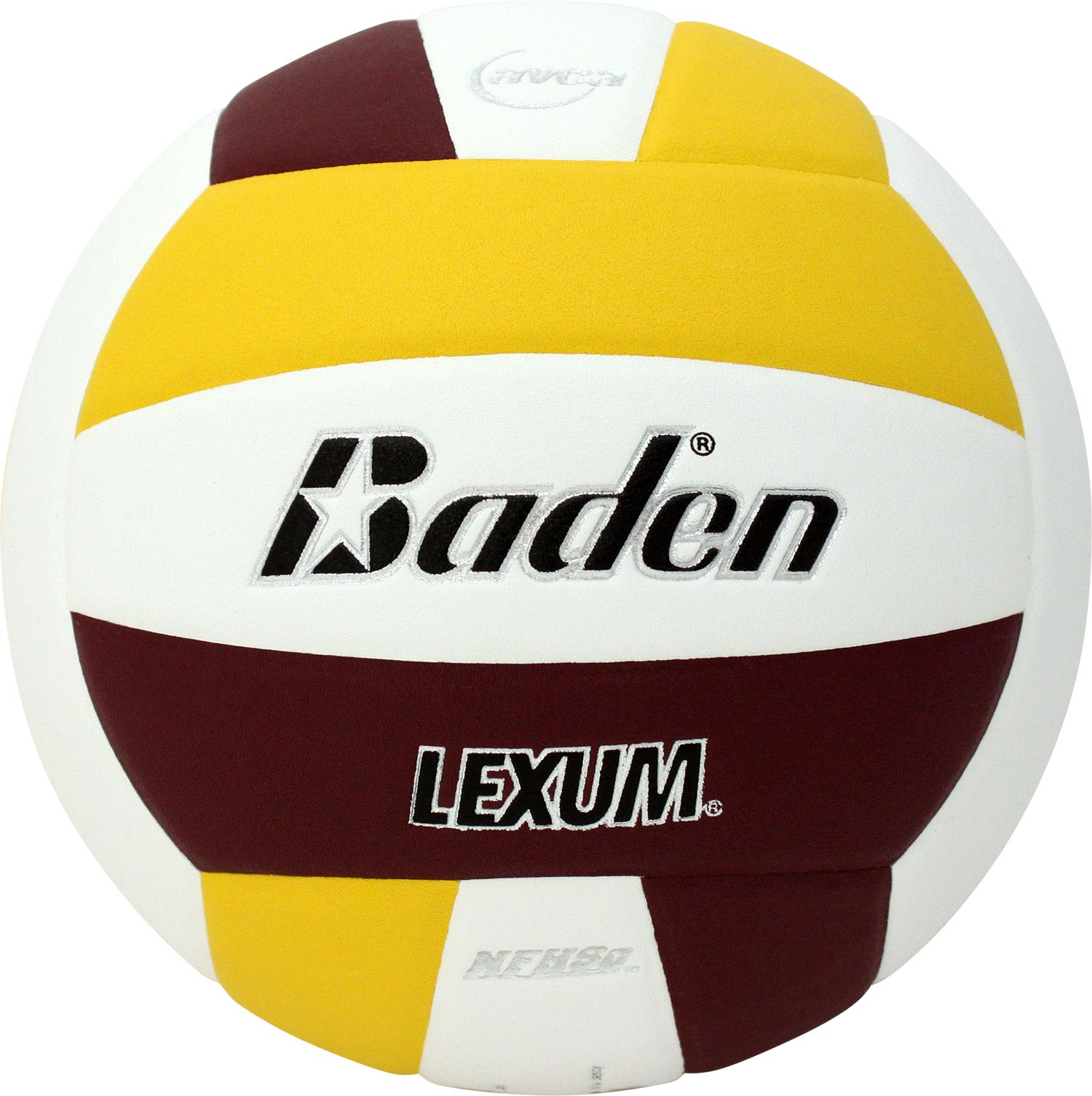 Maroon/Yellow/White