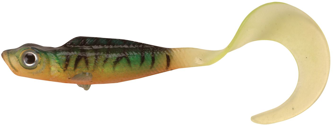 Berkley PowerBait Power Minnow Grub Soft Bait, Firetiger