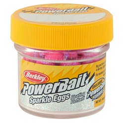 PowerBait Power Clear Eggs Floating Clear Silver-Fl. Yellow, Eggs