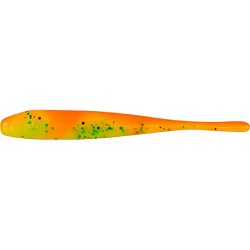Lindy Floating Crawler Leech Snell Fluorescent Orange 2 Sinkers 1