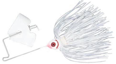 Booyah Buzz Bait Lure, White - Black Friday