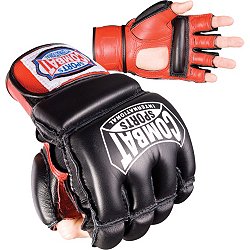 Striker Ice Combat Leather Gloves - Black - Small