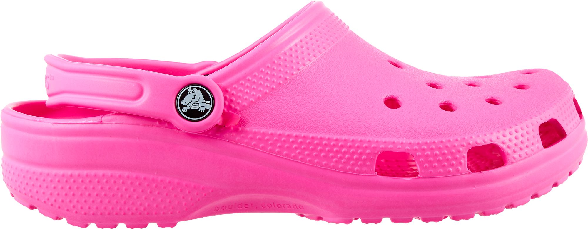 pink crocs mens