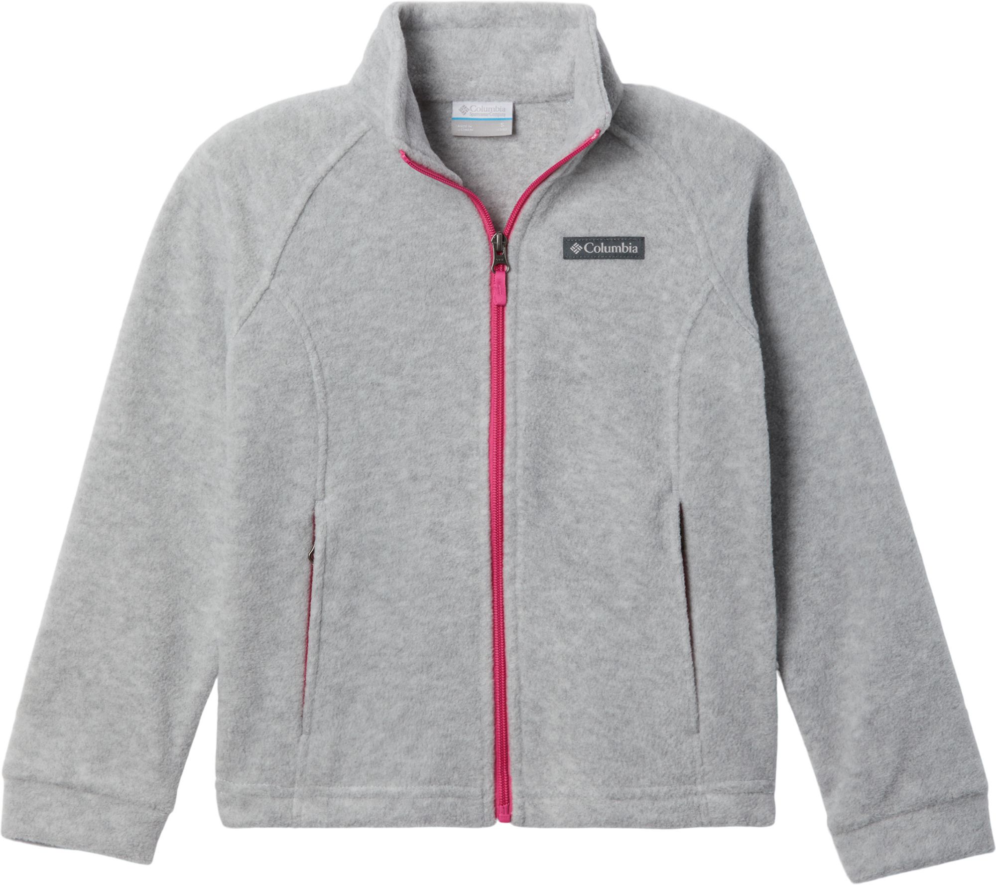 Columbia Girls' Benton Springs Fleece Jacket - Gray