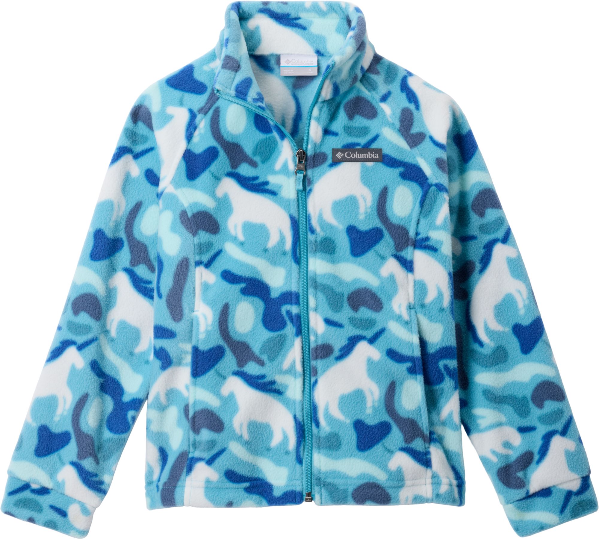 Columbia Girls' Benton Springs Fleece Jacket - Blue