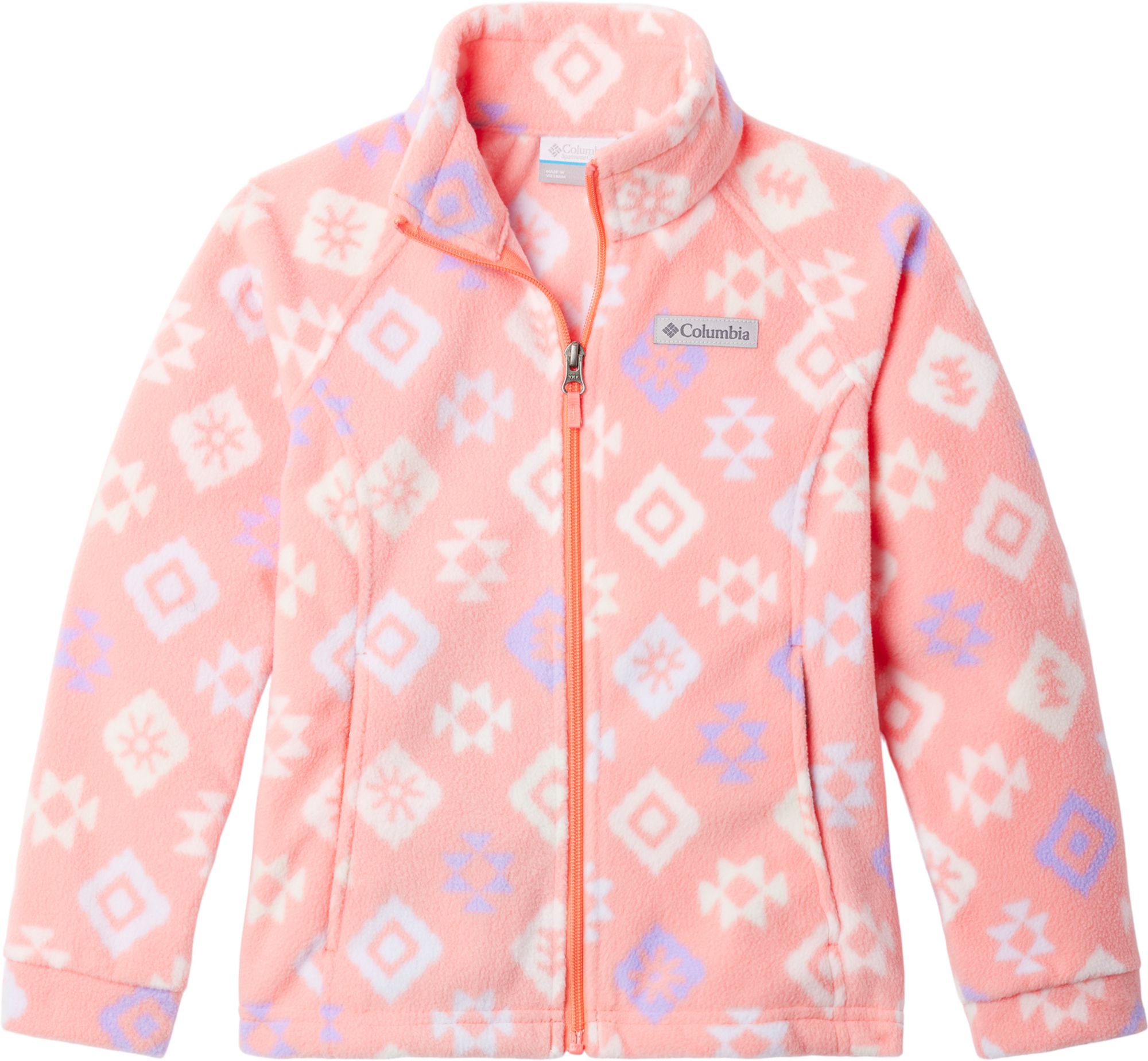 Columbia Girls' Benton Springs II Printed Fleece Jacket