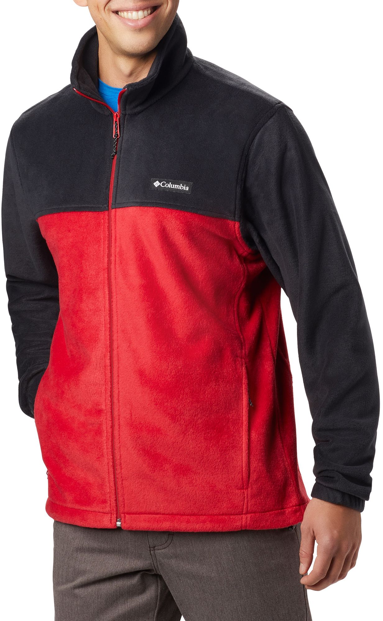 men's columbia full zip fleece jacket