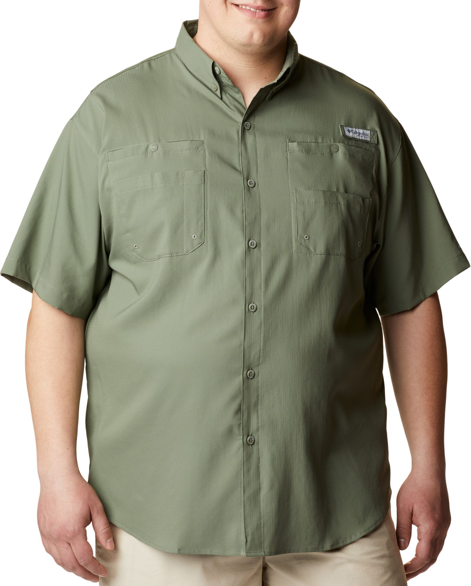 Columbia Men's PFG Tamiami II Short Sleeve Shirt - Green