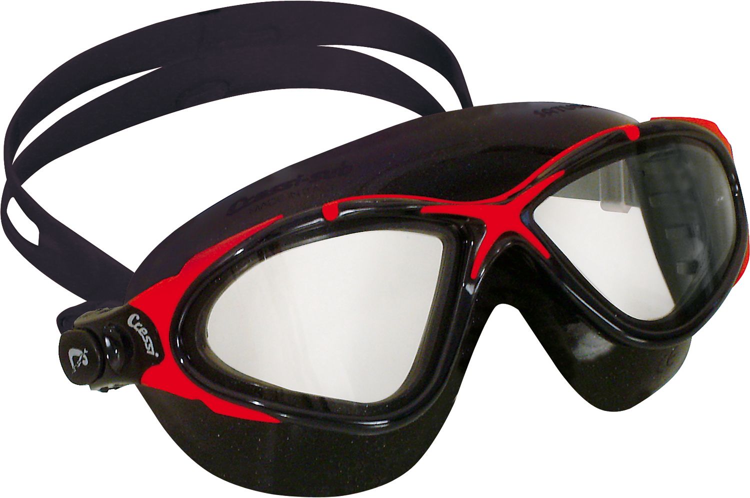Black/Red/Clear