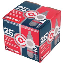 Crosman 12-Gram CO2 Powerlet Cartridges – 25 Count