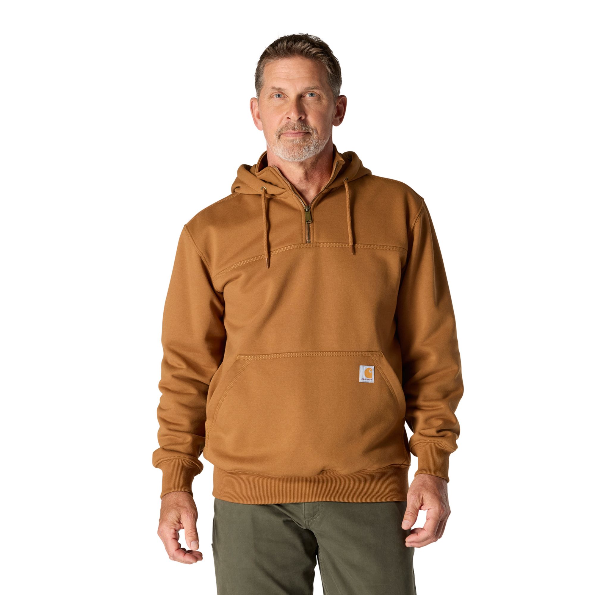 Carhartt Men's Paxton Heavyweight Mock Zip Hoodie