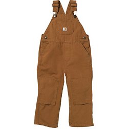 Carhartt Toddler Boys' Washed Canvas Bib Overalls
