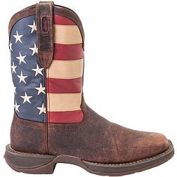 Durango Men's American Flag Pull-On Western Work Boots