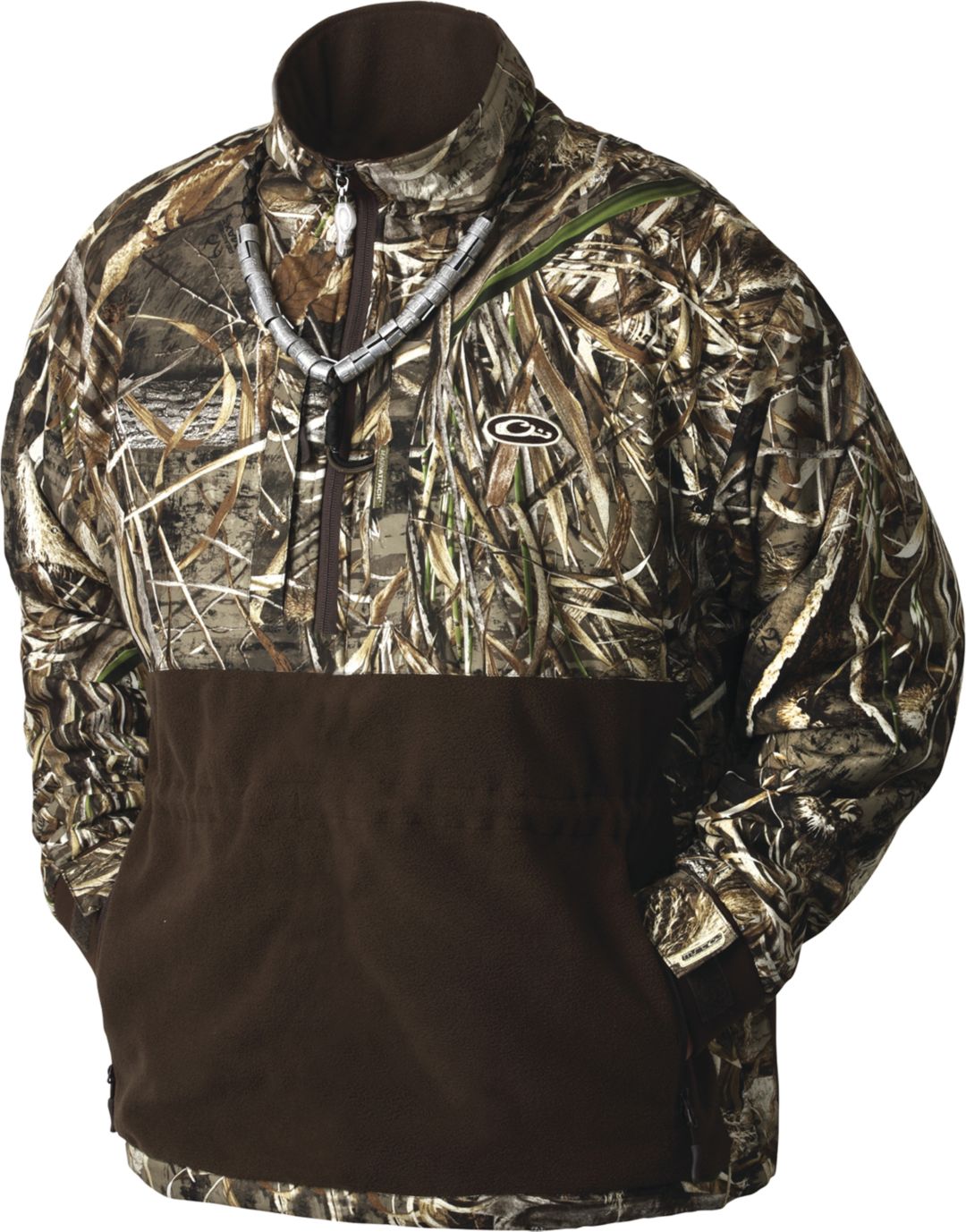 Drake Waterfowl Men S Mst Eqwader Quarter Zip Hunting Jacket Field Stream