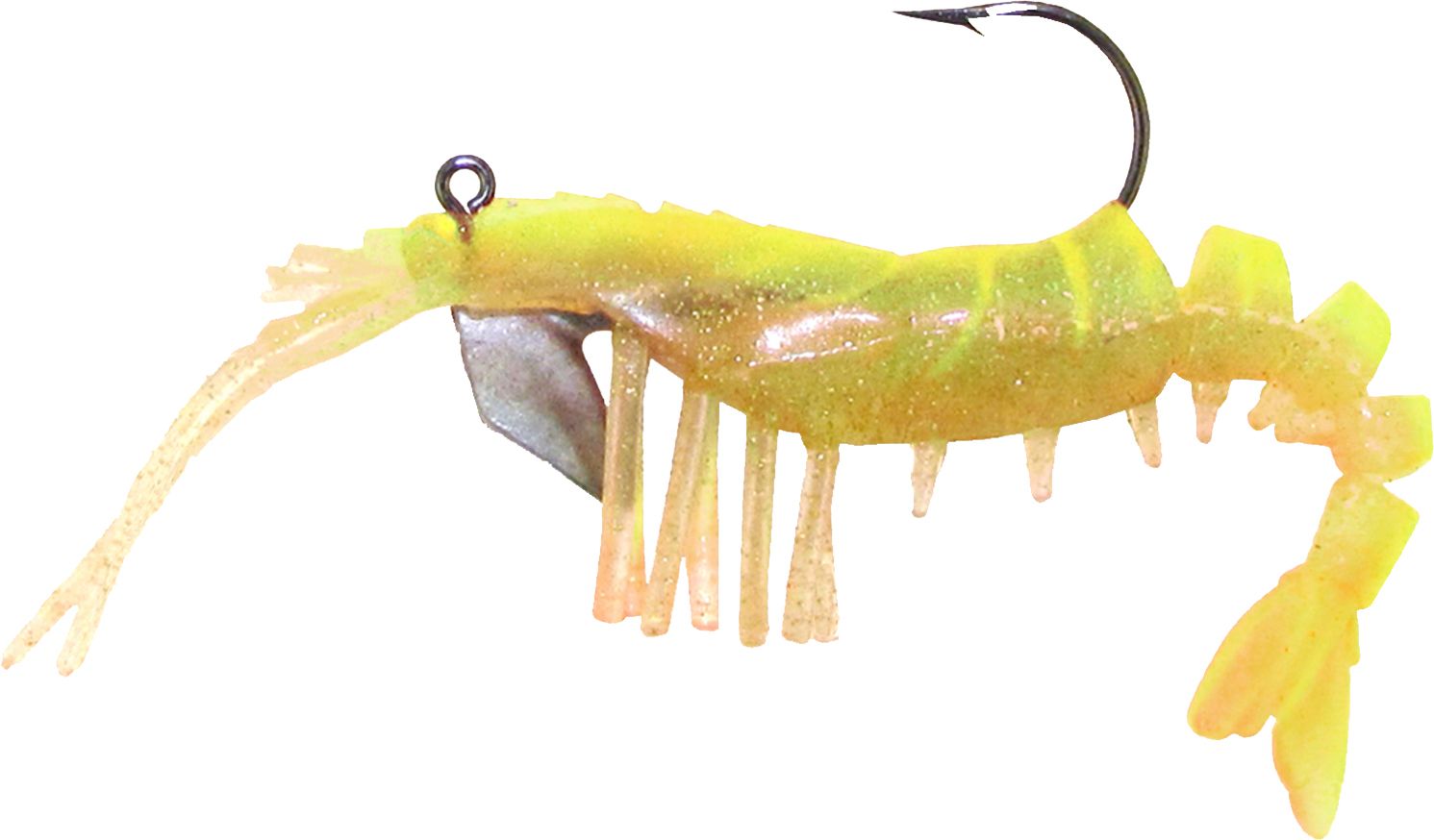 Egret Baits Vudu Shrimp Soft Bait - Yellow