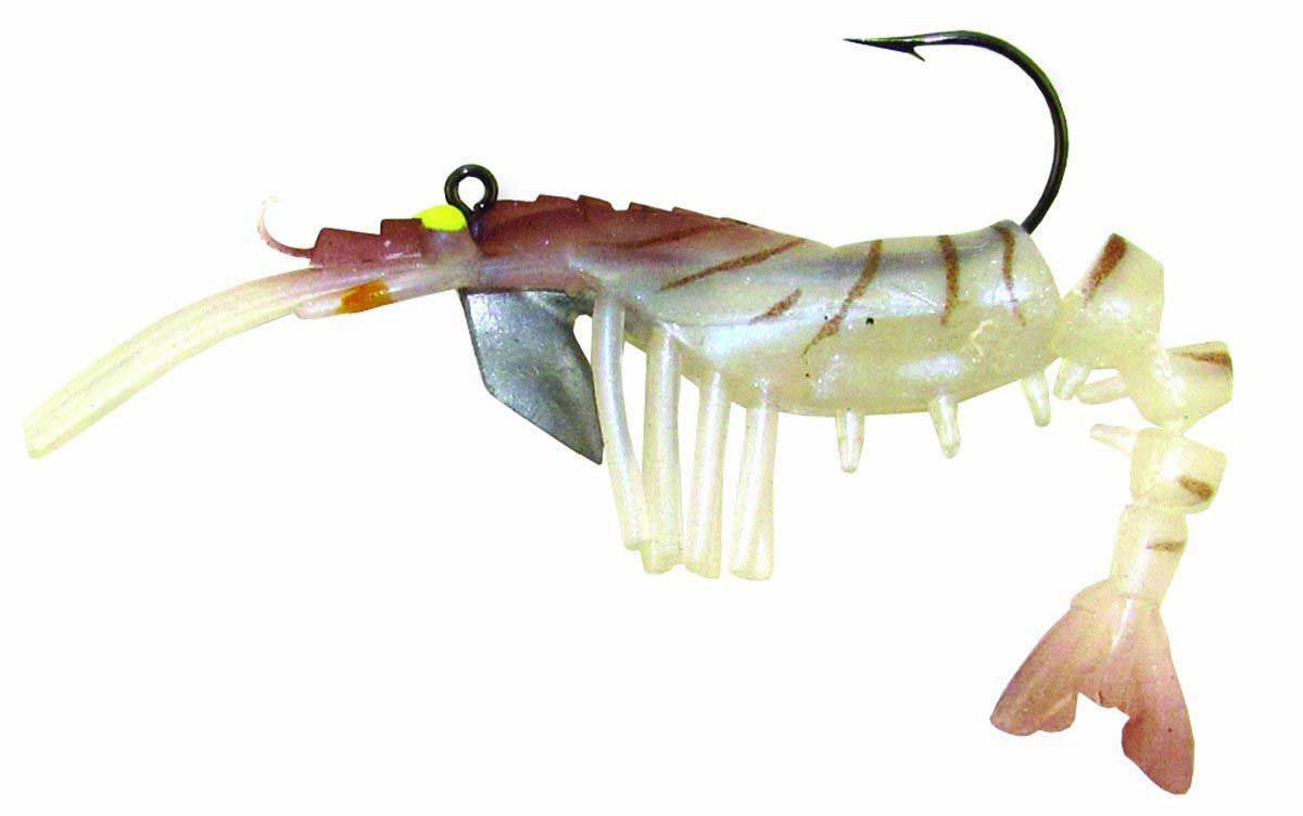 Egret Baits Vudu Shrimp Soft Bait, Natural