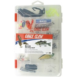 Tackle box #1. Fully stocked with bass lures and assorted tools