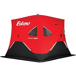 Eskimo FatFish Insulated Pop-up Portable 4-Person Ice Fishing Shelter