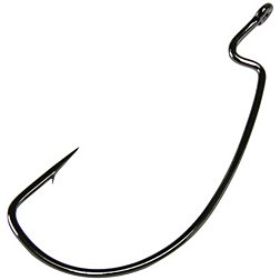  Eagle Claw Plain Shank Offset Hook, Red : Fishing Hooks :  Sports & Outdoors