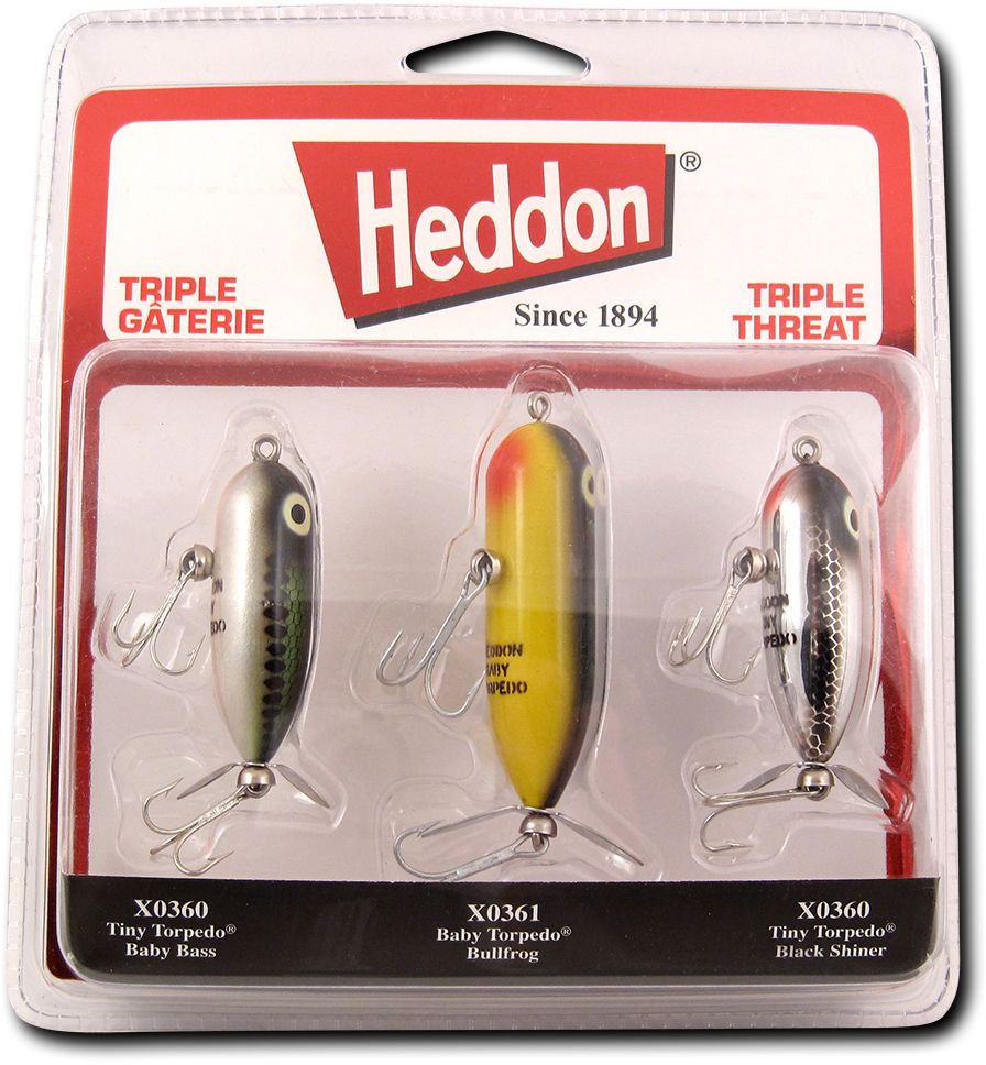 Heddon Triple Threat Torpedo Propbait Kit