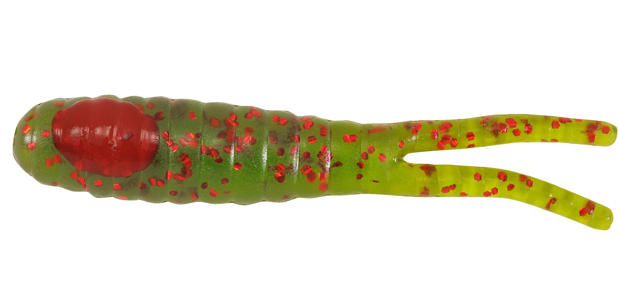 Avocado/Red Glitter