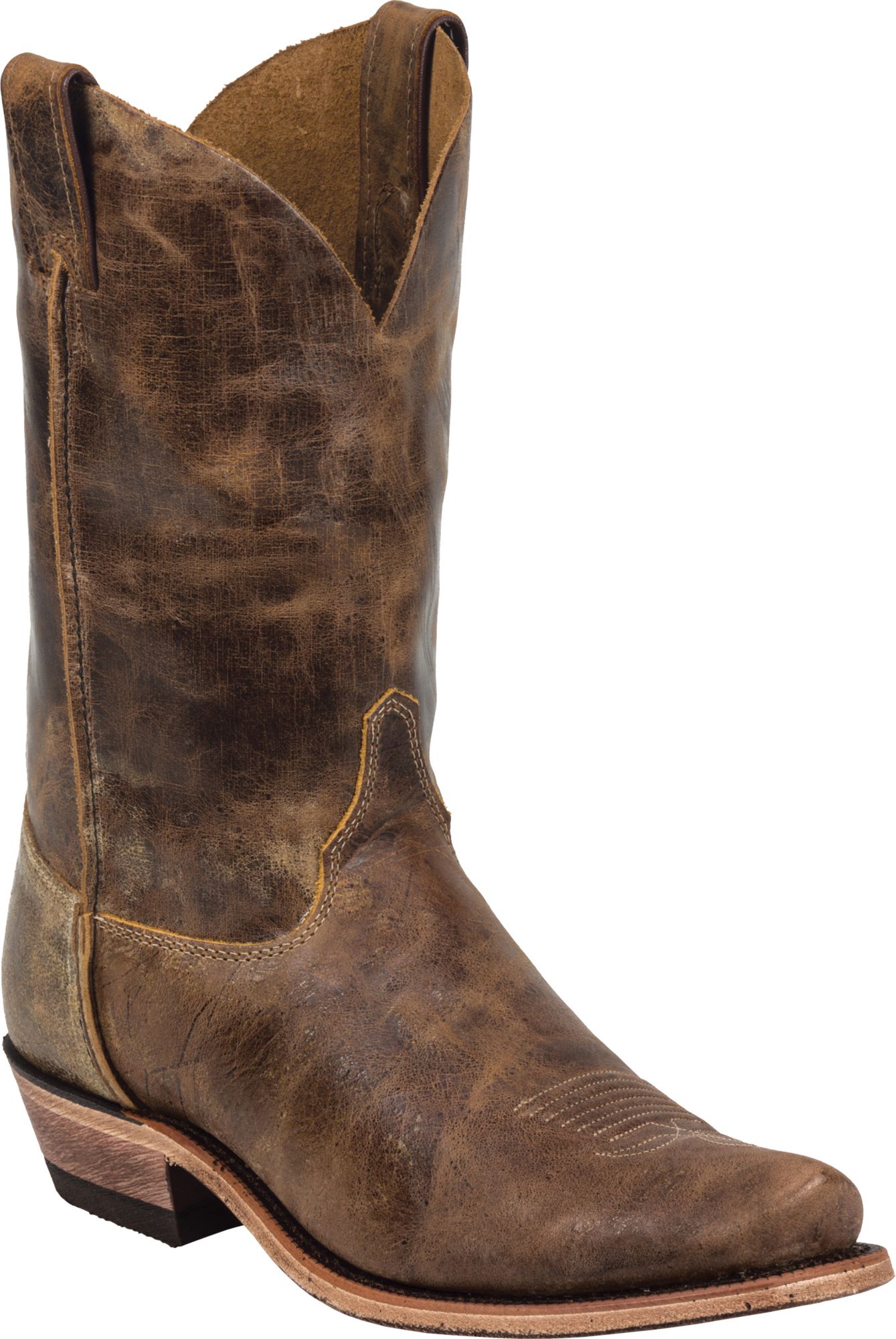 justin men's bent rail western boots