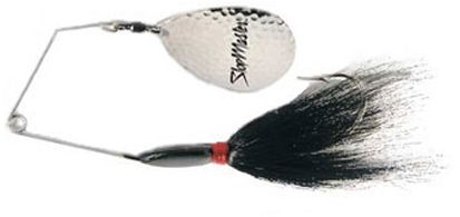 Joe Butcher Slopmaster Spinnerbait, Black/Nickel