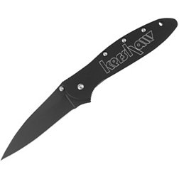 Kershaw Leek Drop Point Folding Knife - Black