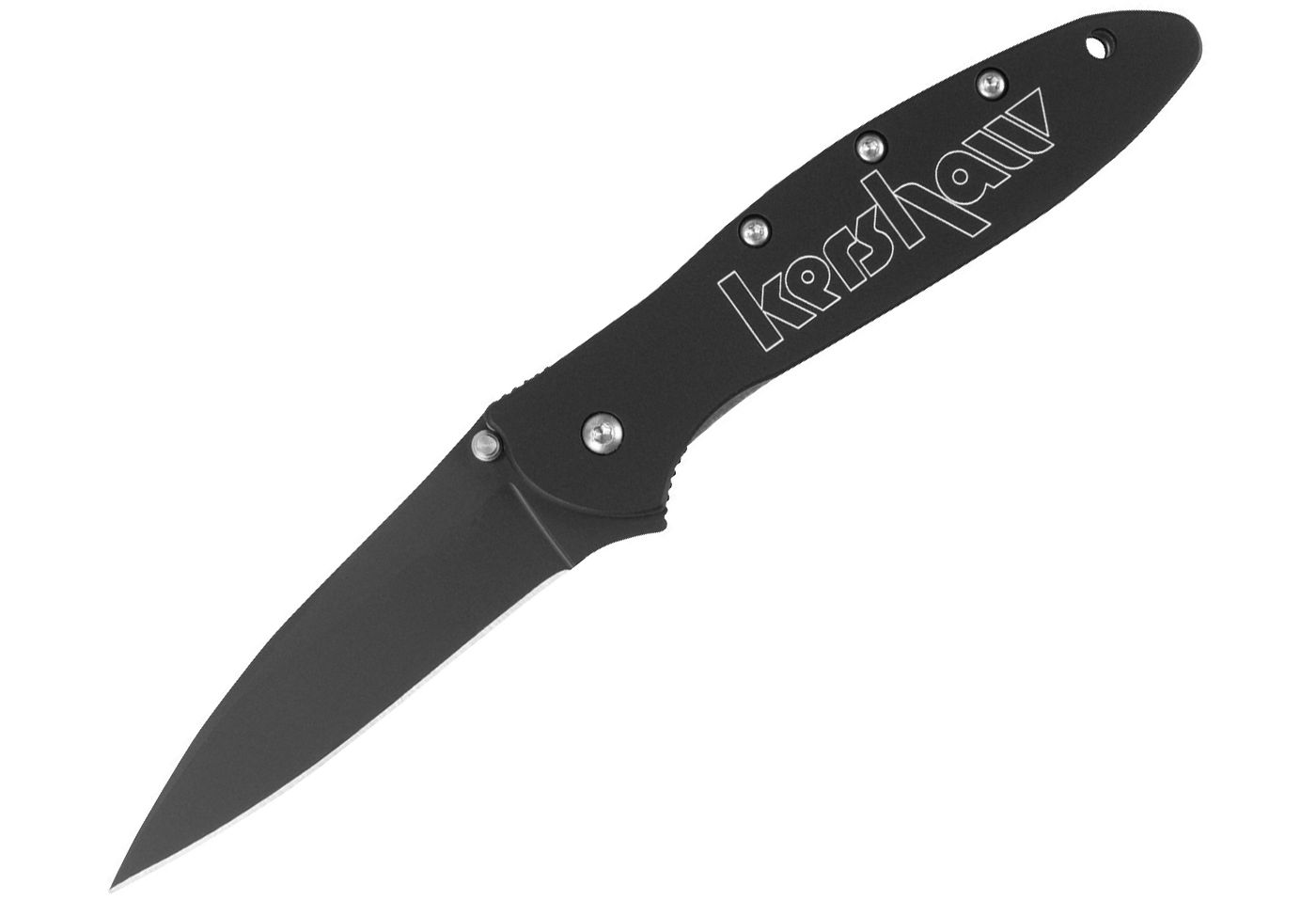 Kershaw Knives Leek Drop Point Knife Black DICK'S Sporting Goods
