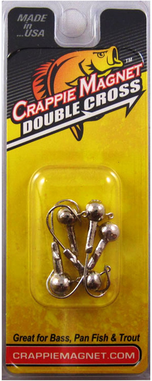 Leland's Lures Crappie Magnet Double Cross Jig Heads